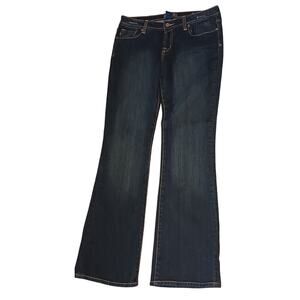 Seven 7 Premium Denim Womens Flared leg  Size 32 Dark Wash Euc!